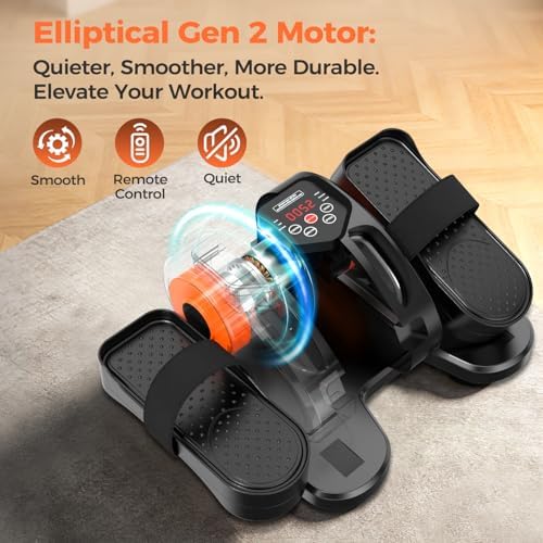 ESL Under Desk Elliptical, Electric Elliptical Leg Exerciser for Seniors