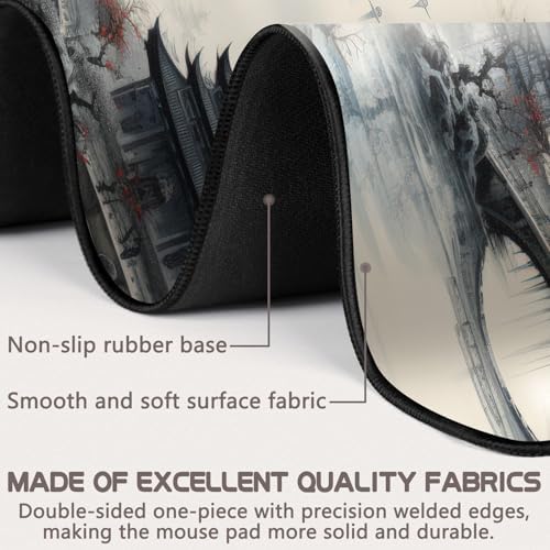 Gaming Mouse Pad, Large Mouse Pads for Desk, Mousepad Desk Matt for Desktop