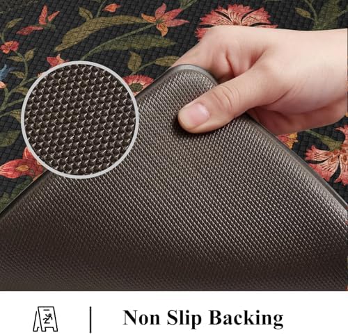 Collive Kitchen Rugs Sets of 2, Waterproof Anti Fatigue Kitchen Mats