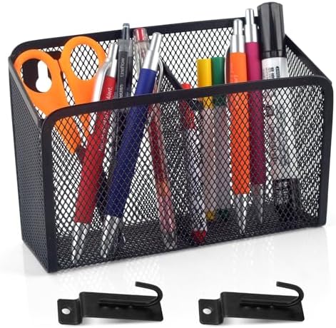 Wall Hanging Pencil Holder With Slatwall J Hooks Slatwall Pencil Cup Wall Mounted Pen Holder Wall Marker Holder Metal Pencil Holder For Paintbrushes Pegboard Classroom Home