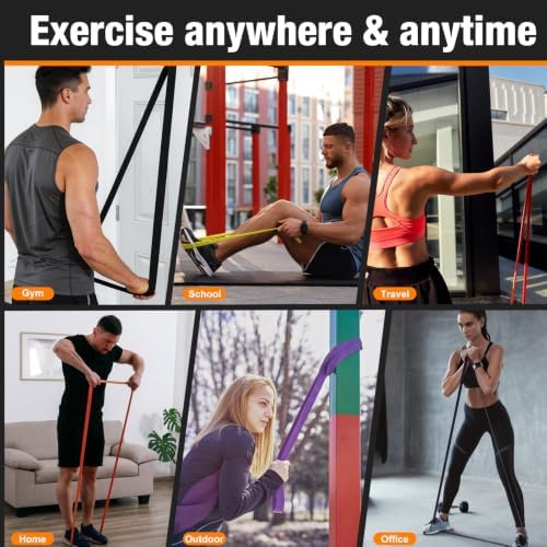 Resistance Bands for Working Out, Exercise Bands with Upgraded Packaging