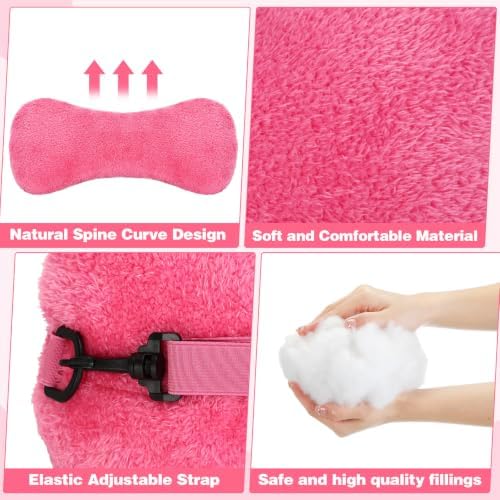 Colingmill 1 Pc Neck Pillow for Recliner Chair Headrest,Rose Red