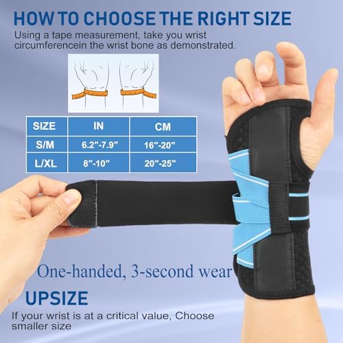 FENGJIDA Carpal Tunnel Wrist Brace for Night Sleep,Work,Typing Support