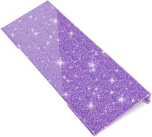 WINFFOR Comfortable Computer Keyboard Stand - Ergonomic Keyboard Riser Acrylic Tilted Keyboard Holder for Easy Typing&Working at Home Office - Fits All Keyboard Sizes - 17'' Wide (Glitter Purple)