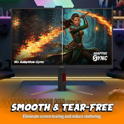 AOC 27 Inch Gaming Monitor QHD 300Hz Mini-LED HDR1000, Q27G4SMN