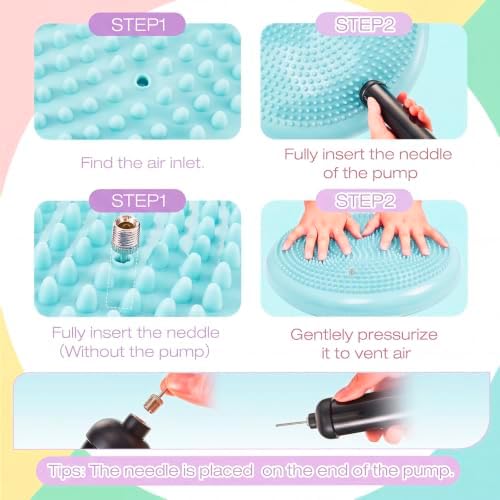 Amylove Wiggle Seat Inflated Wobble Cushion for Sensory Kid