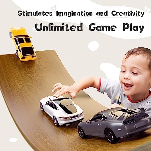 Gentle Monster Wooden Wobble Balance Board, 35 Inch Rocker Board Natural Wood, Open Ended Learning Toy, Yoga Curvy Board for Classroom & Office Adult