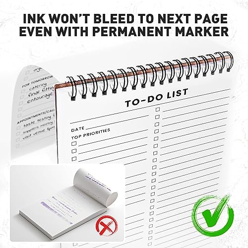 To Do List Notepad 6 Pack: Has Multiple Functional Sections, Daily Planner