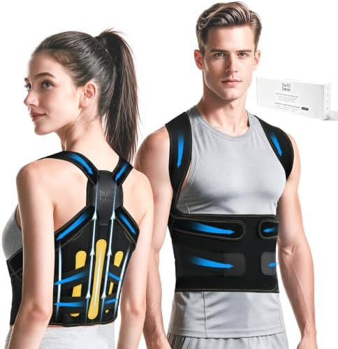 Posture Corrector for Women & Men, Full Back Brace Support
