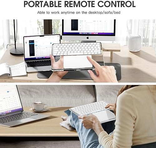 Acrylic Keyboard Stand and Trackpad Holder for Apple Magic Keyboard 2th/3th