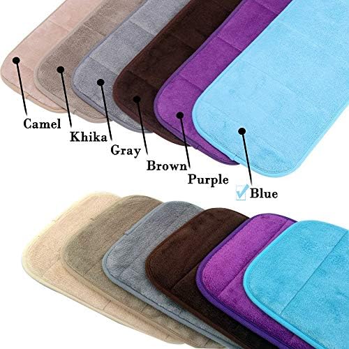 2 Sets Ergonomic Computer Elbow Wrist Pad, AUHOKY Long & Short Size Combination Keyboard Wrist Rest Elbow Support Mat for Office Desktop Working Gaming - Memory Foam Relieve Elbow Pain (Blue)