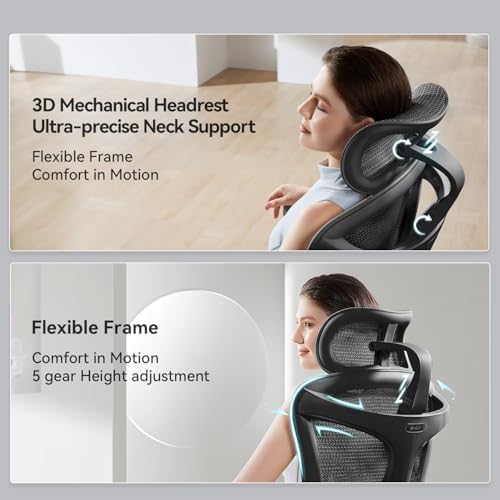 SIHOO Doro C300 Ergonomic Office Chair with Ultra Soft 3D Armrests
