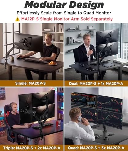 ULTRARM Extra-Tall Extension Arm Accessory for MA12P-S Do Not Use Alone