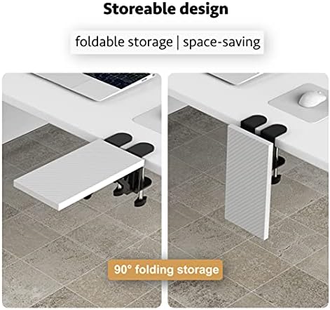 Computer arm Support Bracket, Suitable for Office desks, Sturdy Mouse arm Support, Computer Desk Extender, Suitable for Home and Office