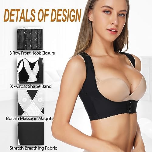 MISS MOLY Chest Brace Push up for Woemn Posture Corrector Shapewear Sleeveless Tops Back Shaper Vest