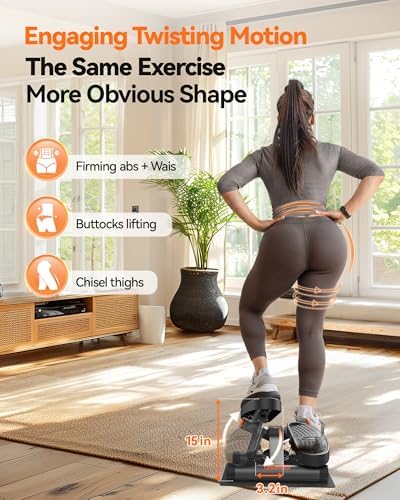 Niceday Steppers for Exercise at Home, Mini Stepper with 300LBS Capacity