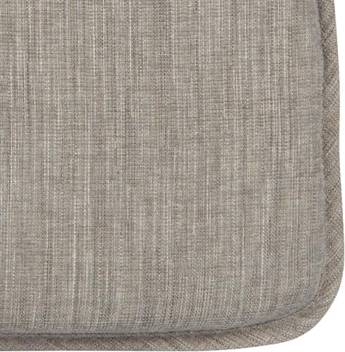 Klear Vu Raindrop The Gripper Non Slip Chair Cushions, Soft & Comfortable Seat Pad, Sitting Pillow for Kitchen, Dining or Office, 2 Count (Pack of 1), Salinger Gray