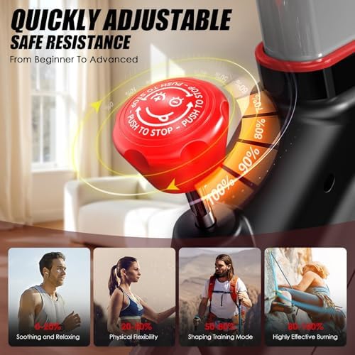 Stationary Exercise Bike for home, Magnetic Resistance, Silence & Smart App