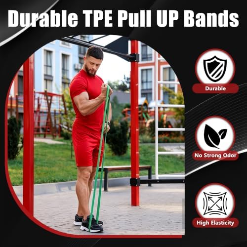 5-Level Resistance Bands for Working Out, Pull Up Assistance Bands