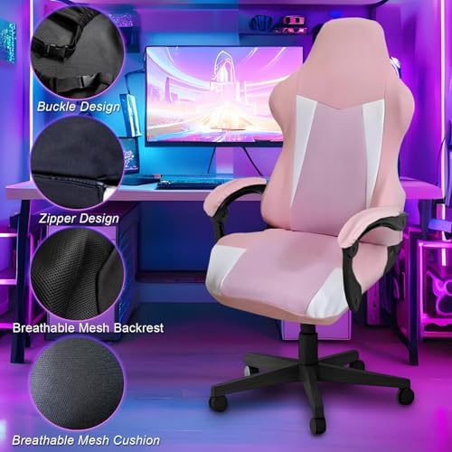 Gaming Chair Covers Only,Stretchable Fit Thick Breathable Mesh