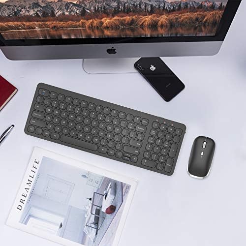 cimetech Wireless Keyboard and Mouse Combo - Black