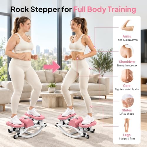 Rock Stepper Side to Side, 300 LBS Capacity, Side Stepper Exercise at Home