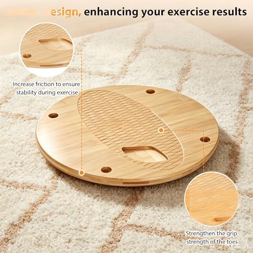 Wooden Wobble Balance Board, Balance Trainer for Kids,Toddlers,Teens