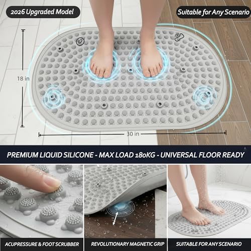 KAELIS Upgraded Liquid Silicone Acupressure Reflexology Foot Massage Mat