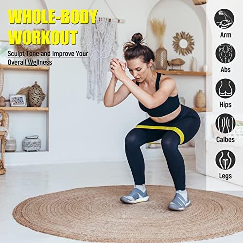 Deekin 20 Pcs Resistance Bands, 10-115 Lbs, 5 Levels