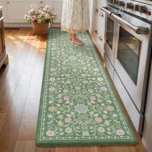 KIMODE Cushioned Kitchen Mats for Floor Anti Fatigue,Kitchen Runner Rugs