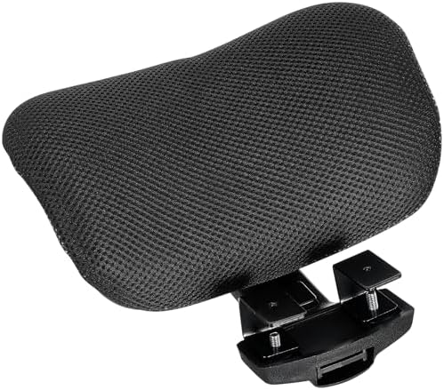 Cabilock Adjustable Office Chair Headrest Attachment Neck Support with Breathable Mesh Attachable Computer Chair Head Pillow for Desk and Home Office Comfort 11X8.7X4 in