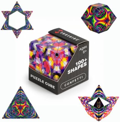 Shashibo DODECA Magnetic Puzzle Cube, Stress Relief Fidget Toy