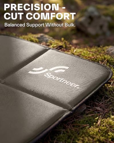 Sportneer Sitting Pad, Lightweight Waterproof Folding Seat Pad for Backpacking, 15.75'' x 15.75'' Portable Camping Seat Mat for Hiking, Picnics & Outdoor Use