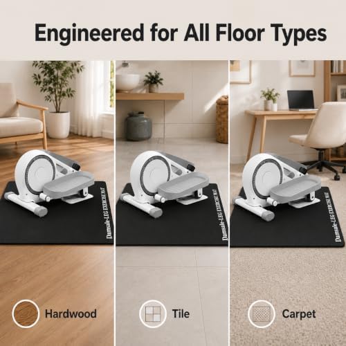 Non-Slip Workout Mat for Ellipse Leg Exercisers Ellipse Machine Mat