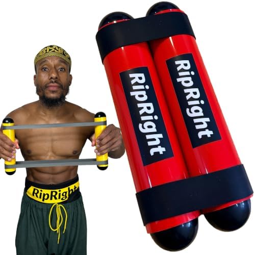 Premium RipStick Pillz, Workout Equipment for Joint Rehab, Shoulder Strength, Resistance Training, and Muscle Building, with 6 Adjustable Resistance Bands