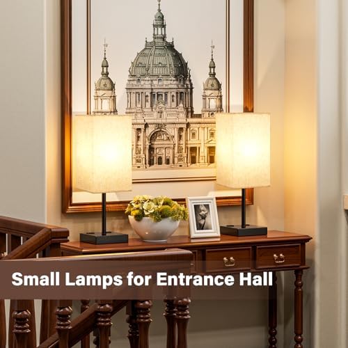 Fenmzee Bedside Lamp for Bedroom Set of 2 - Table Lamp for Nightstand