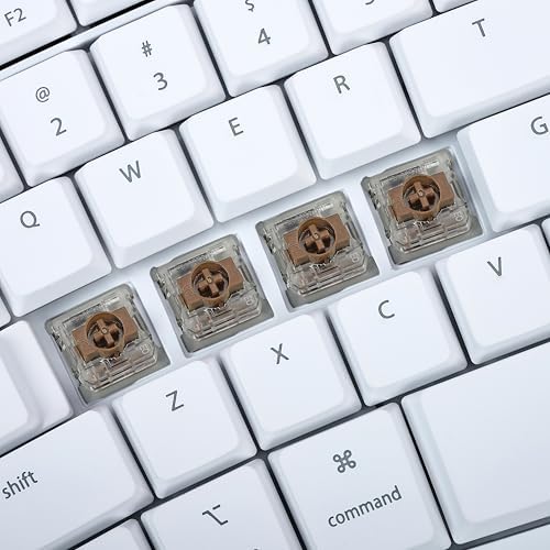 KINESIS mWave Ergonomic Keyboard for Mac (White) | Mechanical Switches | Bluetooth & USB | Programmable | Backlit | macOS Modifiers & Hotkeys