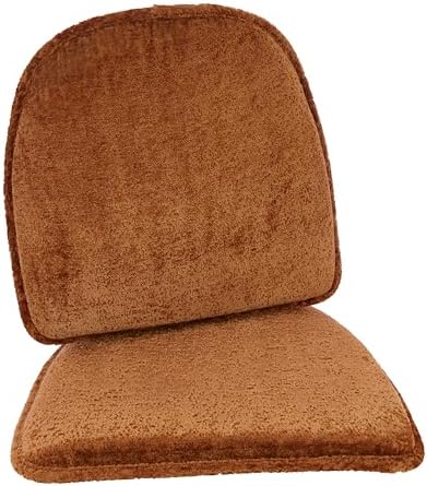Klear Vu Raindrop The Gripper Non Slip Chair Cushions, Soft & Comfortable Seat Pad, Sitting Pillow for Kitchen, Dining or Office, 2 Count (Pack of 1), Spice