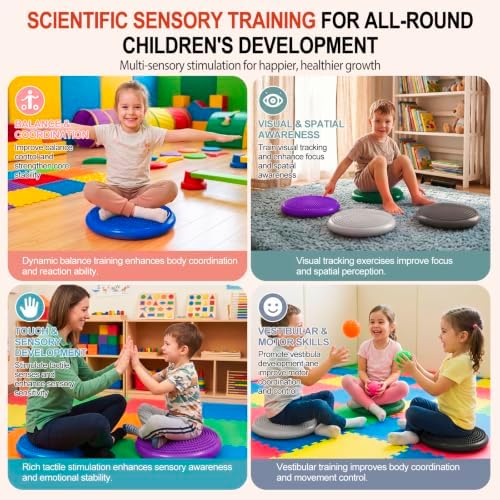 Amylove Wiggle Seat Inflated Wobble Cushion for Sensory Kid