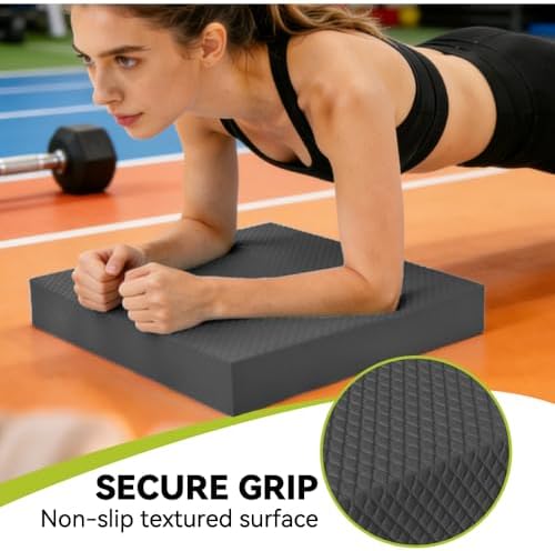 Large Thick Balance Pad Non-Slip Stability Trainer Yoga & Pilates
