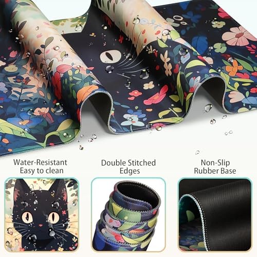 4-in-1 Mouse Pad Anime, Mouse Pad with Wrist Rest,