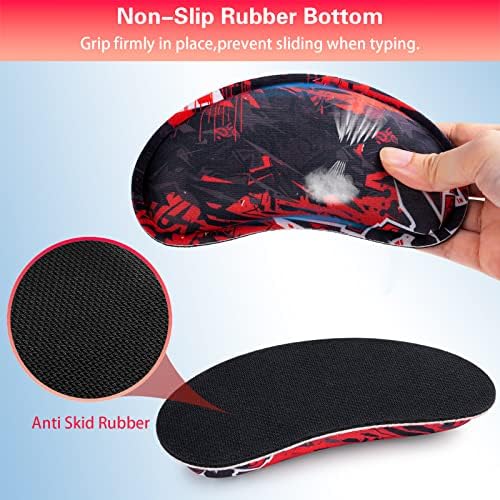 Mouse Wrist Rest, Canjoy 2 Pack Wrist Rest for Mouse Memory Foam Wrist Pad