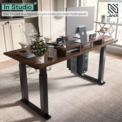 JWX Heavy Duty 4-Leg Standing Desk Frame, Dual Motor, 330 lb Capacity