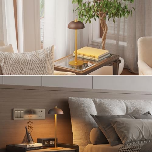 1 Pack Rechargeable Cordless Table Lamp, 5000mAh Battery Table Light