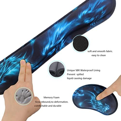 Keyboard Wrist Rest Pad and Mouse Wrist Support Wrist Rest Set