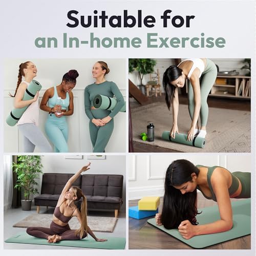 Umineux Non Slip Yoga Mat 72"x24" Exercise & Fitness Mat For Women and Men