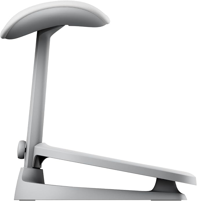 Libernovo StepSync Office Foot Rest for Under Desk at Work, Adjustable Ergonomic Footrest for Better Circulation and Versatile Comfort, Foot Stool for Home Office, Gray