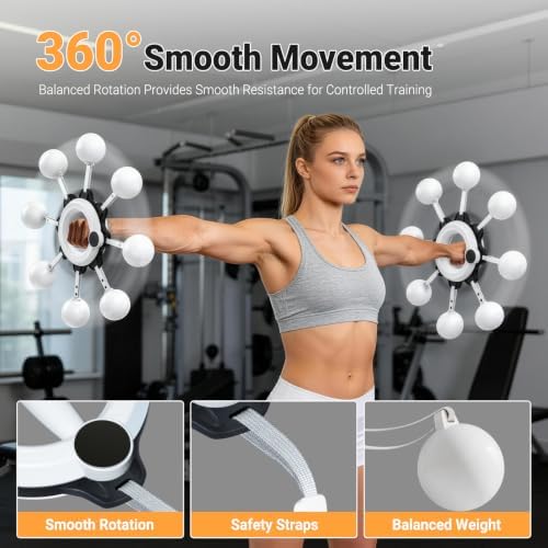 Infinity Hoop for Arm Trainer 360° Hand-Crank Forearm Trainer