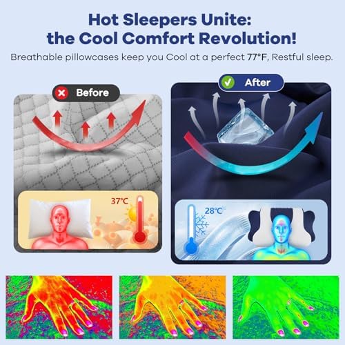 DONAMA Cervical Pillow for Neck Pain, Ergonomic Memory Foam Contour Pillow