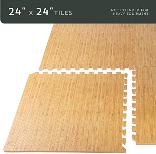 Forest Floor Farmhouse 3/8 Inch Thick Printed Foam Tiles, Premium Wood Grain Interlocking Foam Floor Mats, Anti-Fatigue Flooring – Stylish Flooring Solution
